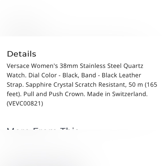 BRAND NEW VERSACE WATCH 70% off! - Picture 8 of 8